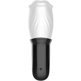 Funny Me First Class - rotirajući masturbator s umjetnim ustima (bijelo-crno) | shoptok.hr