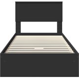  Krevet s od storage Crna 90 x 190 cm Konstruirano drvo | shoptok.hr