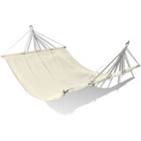  Viseča Mreža s Palico 210 x 150 cm Kremne Barve | Shoptok.si