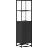 vidaXL Visoka ploča crna 35,5x35x139 cm Konstruirano drvo i metal | shoptok.hr