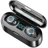 Dardanar F9 bluetooth slušalke tws dual-ear wireless touch digital display 5.0 vodoodporne športne ušesne slušalke brezžične ušesne slušalke, (21156300) Cene