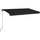 Maison Chic Ročno zložljiva tenda - Senčniki 400x350 cm antracitna, (22042469) u