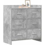  Kreveta Betonska siva 75 x 33 x 80 cm Konstruirano drvo | shoptok.hr