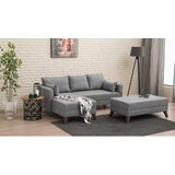 Atelier Del Sofa Kutna garnitura BELLA CORNER 2 lijeva, siva | shoptok.hr