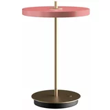 UMAGE Rožnata LED zatemnitvena namizna svetilka s kovinskim senčnikom (višina 31 cm) Asteria Move –