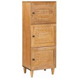 vidaXL Highboard Svjetlosmeđa 40 x 33 x 110 cm masivno drvo manga Cijene