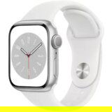 Apple Watch S8 GPS 41mm Silver Aluminium Case with White Sport Band - Regular | Eponuda.ba