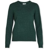 Vila Noos Ril O-Neck Knit - Pineneedle Zelena Cijene