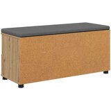  Klupa za cipele s jastučićem Hrast artisan 100 x 38 x 46 cm | shoptok.hr