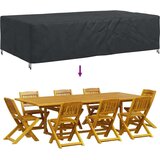  Navlaka za vanjski namještaj Crna 315 x 180 x 74 cm 600D | shoptok.hr