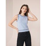 Sinsay Bluza u stilu pulovera bez rukava s dodatkom vune i modala | shoptok.hr