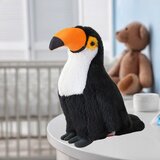  Plišana igračka maskota tukan ptica crno-bijela 30 cm | shoptok.hr