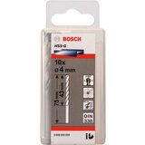 Bosch burgija za metal HSS-G, DIN 338 4 x 43 x 75 mm - pakovanje od 10 komada - 2608595059 | ePonuda.com