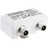 SCHWAIGER Razdjelnik za antenu (2-struko, 1 x IEC utičnica, 2 x IEC utikača, 5 - 1.000 MHz, 6 dB) | shoptok.hr