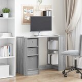  Stol s ladicama Siva Sonoma 100 x 40 x 75 cm Konstruirano drvo | Eponuda.com