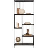 Ambia Home regal 80/190/30 cm črna | Shoptok.si