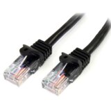 StarTech.com 45PAT2MBK kabel za umrežavanje Crno 2 m Cat5e U/UTP (UTP) | Shoptok.si