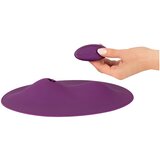 Vibepad 2 - punjivi, radio, vibrator za podlogu za lizanje (ljubičasta) | shoptok.hr