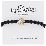 By Eloise London Bling Charms Gold Diamanté Clover Leaf narukvica / gumica za kosu | shoptok.hr