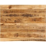 vidaXL Mizna plošča 100x80x2,5cm naraven rob trden robusten mangov les, (21412410) Cene
