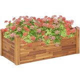  Vrtna gredica od masivnog bagremovog drva 110 x 60 x 44 cm | shoptok.hr