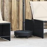 The Living Store Podstavek za senčnik s kolesi za drog Ø38/48 mm 27 kg okrogel - Podstavek Za Senčnik, (21630802) | Shoptok.si