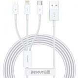 Baseus Camltys-02 podatkovni kabel 3v1 - lightning, micro usb, type c - bel Cene