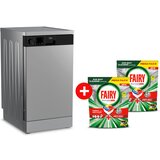 Beko Samostojeća mašina za pranje sudova DVS05031SB 44.8cm 10 kompleta + Fairy Kapsule za pranje sudova Platinum Plus Lemon 2x59 | Eponuda.com