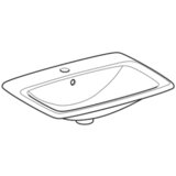 Geberit Selnova Square 60 ugradni lavabo 500.307.01.1 | ePonuda.com