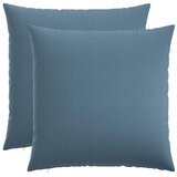  Jastuk s jastukom HEERLEN 2 kom. Traper plava Tkanina - Trapere plave boje 60 x 60 cm 2 | shoptok.hr