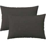  Presvlaka za jastuk 2 kom. HEERLEN Tamnosiva 40 x 60 cm Tkanina - Tamnosiva 40 x 60 cm 2 | shoptok.hr