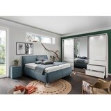 Beldomo - Sleep OBLAZINJENA POSTELJA 180 cm x 200 cm , tekstil modrosiva | Shoptok.si