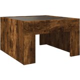  Stolić s beskonačnim LED svjetlima boja hrasta 50x50x30 cm | shoptok.hr