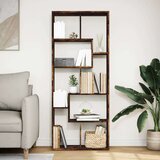 vidaXL Pregrada / regal za knjige boja hrasta 67x25x161,5 cm drveni | shoptok.hr