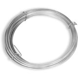  Mrežna ograja s stebrički pocinkano jeklo 25x1,25 m srebrna, (20982918) | Shoptok.si