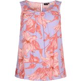 Zizzi Top 'VWISMA' sivka / mešane barve | Shoptok.si