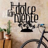 Wallity zidna dekoracija dolce far niente 4, 56 x 56 cm, crna | ePonuda.com
