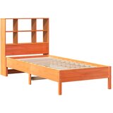  Krevet s regalom za knjige bez madraca 75 x 190 cm od borovine | shoptok.hr
