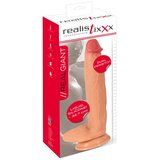 Realistixxx Pravi Div - ekstra veliki dildo s testisima (prirodni) | shoptok.hr