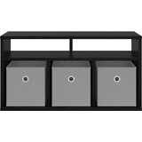  Nizak ormarić s ladicama Crni hrast 72 x 22,5 x 38 cm | Eponuda.com