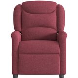  Naslonjač od tkanine crvena boja vina | shoptok.hr