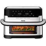 Tefal Dual Easy Fry Flex EY922D 9 L Stand-alone Hot air fryer Black, Stainless steel | shoptok.hr