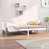  Dnevna postelja bela trdna borovina 90x190 cm, (20684780) | Shoptok.si