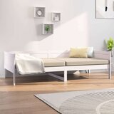  Dnevni ležaj bijeli od masivne borovine 90 x 190 cm | shoptok.hr