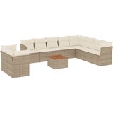  11-dijelni set vrtnih sofa od poliratana s jastucima bež | shoptok.hr