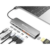 Sandberg priklopna postaja USB-C / HDMI + 2xUSB-A + 2xUSB-C 136-65 | Shoptok.si