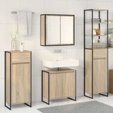  Set namještaja za kupaonicu Sonoma hrast Konstruirano drvo | shoptok.hr