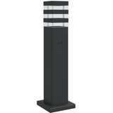  Vanjska podna svjetiljka s utičnicom crna 50 cm aluminijska | Eponuda.ba