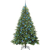 vidaXL Umestno božično drevo med 300 LED Zelena 180 cm PE in PVC | Shoptok.si