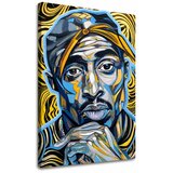  Image Tupac Shakur - Golden tones of rap | 100% originalna akrilna boja Cene